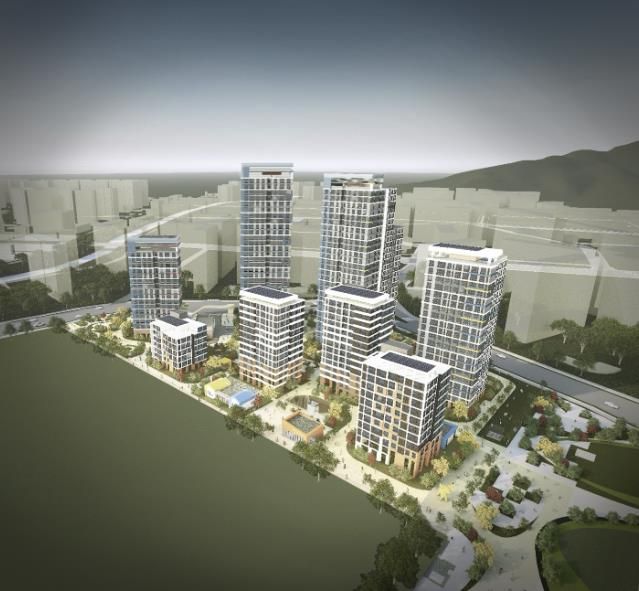 하남교산 A1블록 기본설계 조감도