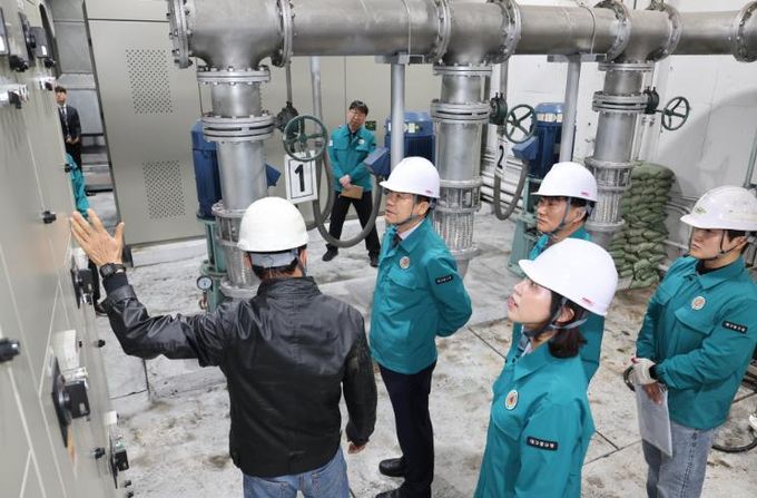 류규하 중구청장, 신천교 배수펌프장 등 방재시설 사전 점검… 침수피해 예방 총력