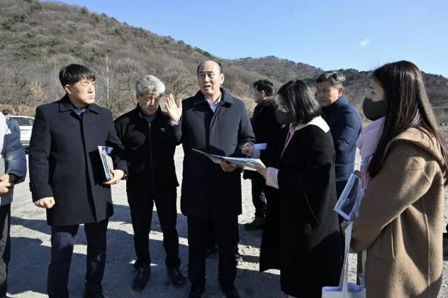 파크골프장 조성 예정 부지 현장 방문