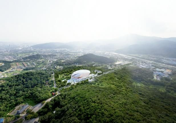 동두천시 국제스케이트장 조감도