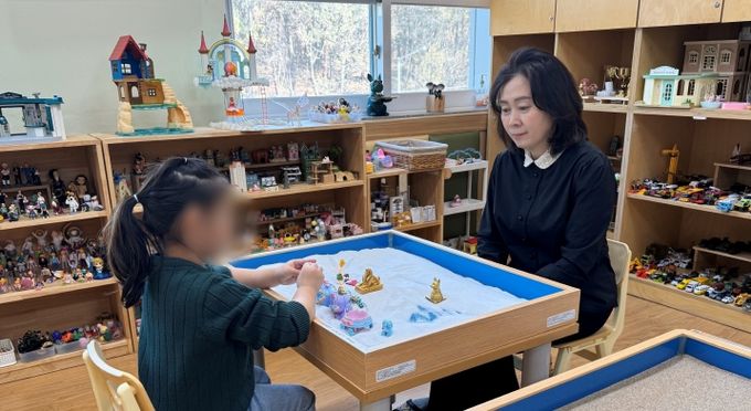모래놀이치료 활용 유아 상담 ‘마음 케어 시스템