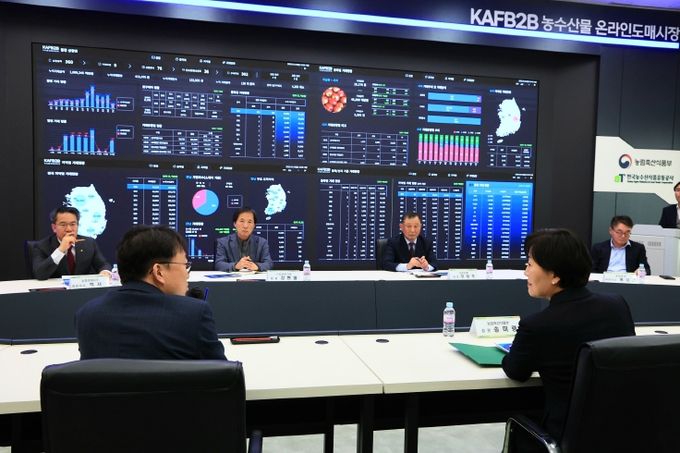 온라인도매시장 추진상황 점검