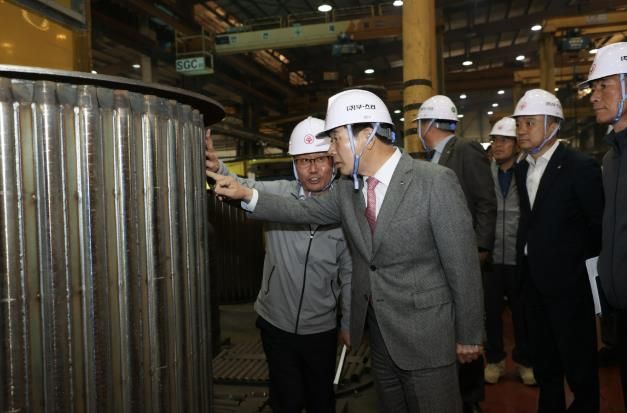 송기섭 진천군수, ㈜부-스타 기업체 현장 소통 방문