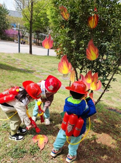 ‘산불 조심, 산불 예방!’ 달성군 어린이집, 원아들과 함께 산불 예방 캠페인 실시