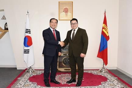 조병길 사상구청장, 주부산몽골영사관 방문