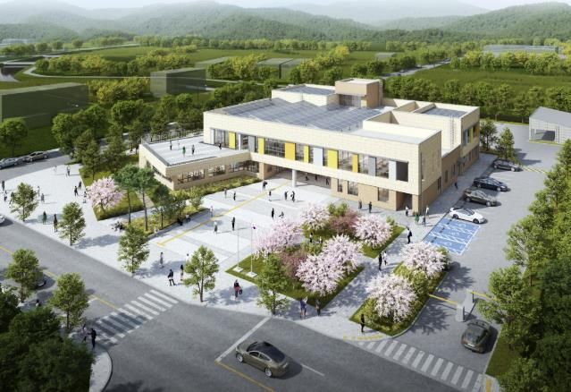 오는 6월에 준공되는 ‘인주면 행정복합시설‘ 조감도