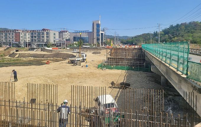 경주시, 시래교 재가설 공사