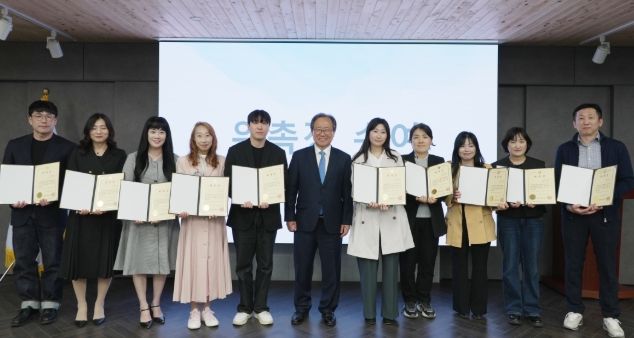 2025학년도 일취월장 지원단 위촉식 모습.