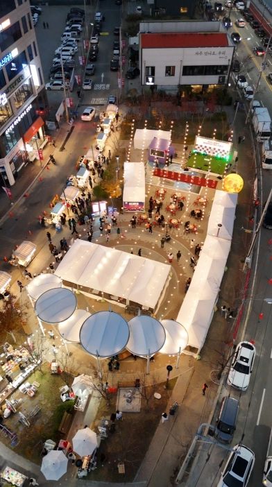 통영시 죽림에서 강구안까지, 포차와 함께 즐기는 통영의 봄