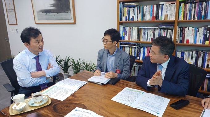 정성주 김제시장, 지역 현안 해결 위한 국회 방문“동분서주”