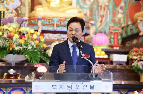 박 지사 부처님 오신 날 맞아 통도사․해인사 봉축법요식 참석