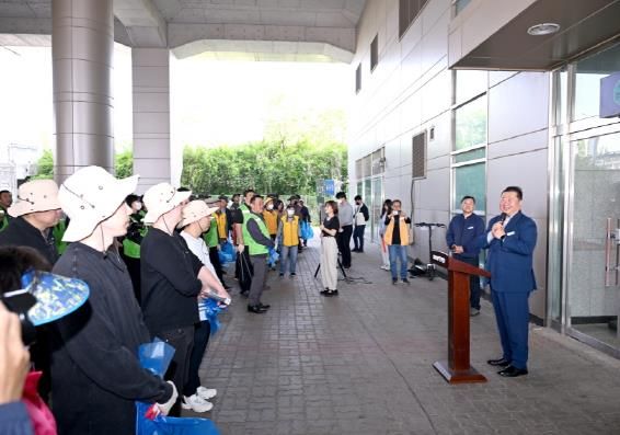 파주시, 금촌역 일대 국토대청소 실시