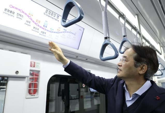 GTX-A에 탑승한 이동환 고양시장