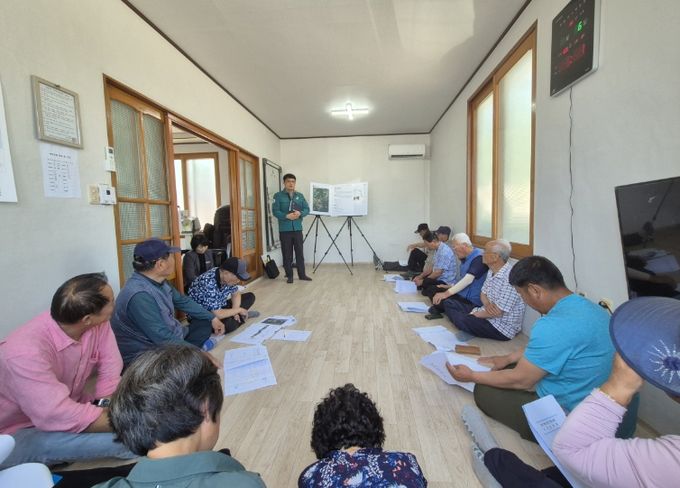 고흥군, 풍양면 하림 소하천 정비 주민 설명회
