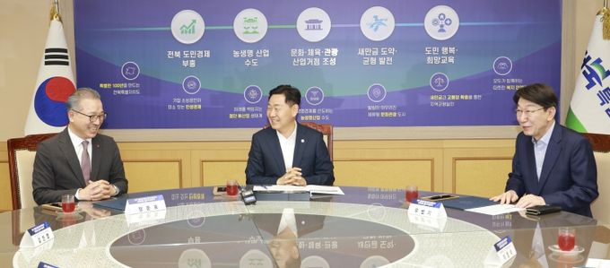 전주 종합경기장 MICE복합단지 관광호텔 건립 투자협약 체결식