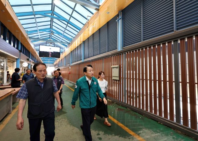 현대시장 폭염 대응 현장 점검