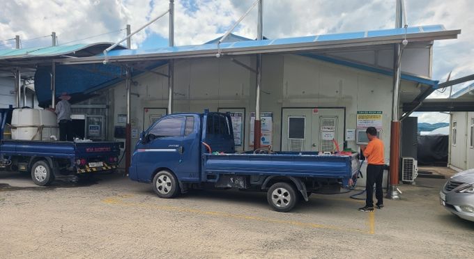 유용미생물 및 공급 모습