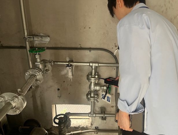 여름철 가스시설 안전점검하는 모습