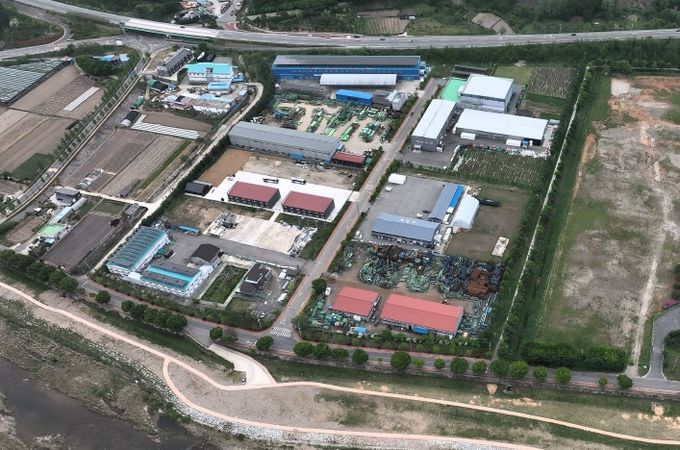 무주제2농공단지 전경