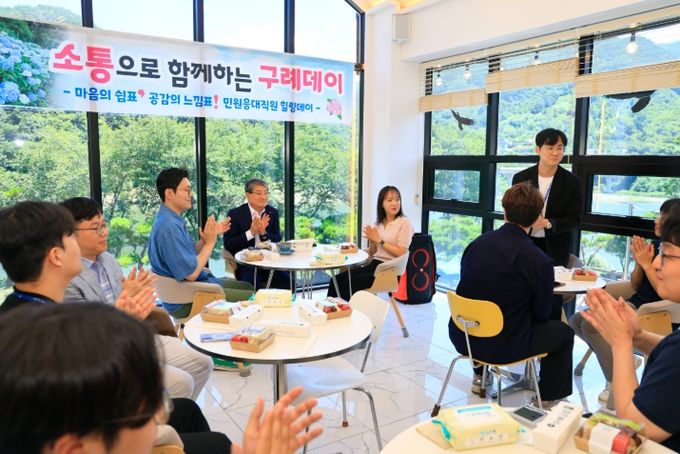 김순호 구례군수, 민원 공무원들과 브라운 백 미팅