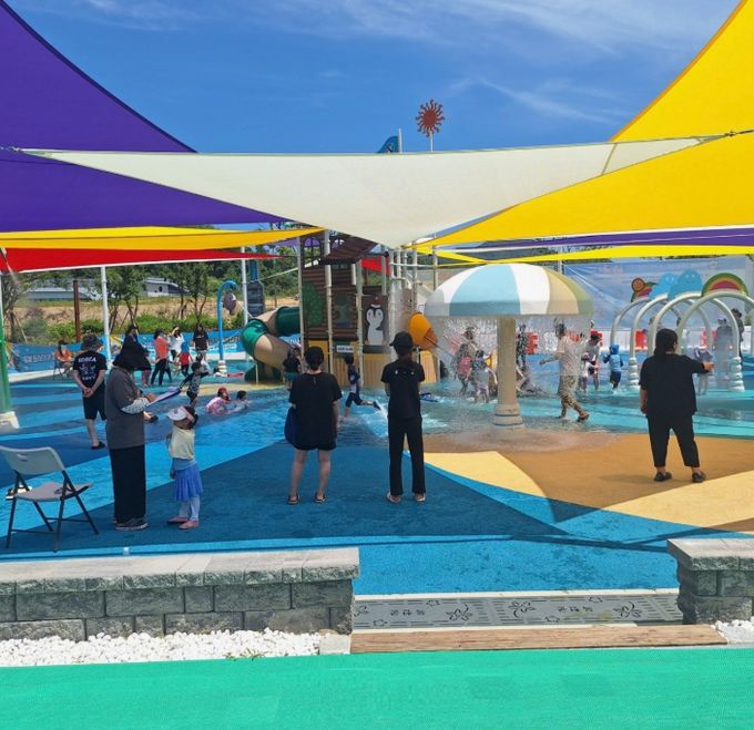 '옥천군 온누리 가족공원 물놀이터' 개장