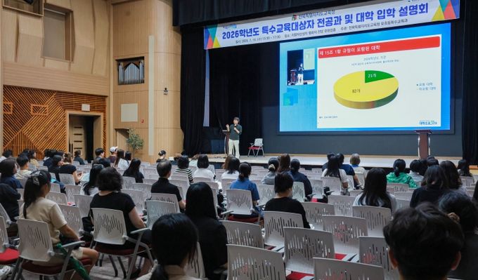 특수교육대상자 전공과 및 대학 입학 설명회