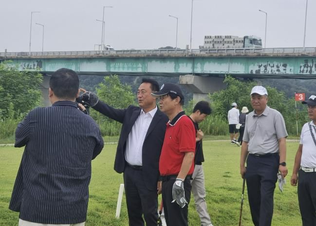 강원 화천군수, 여주시 오학 파크골프장 벤치마킹 방문