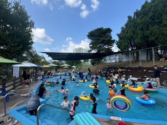 2024년 두계천 생태공원 물놀이장