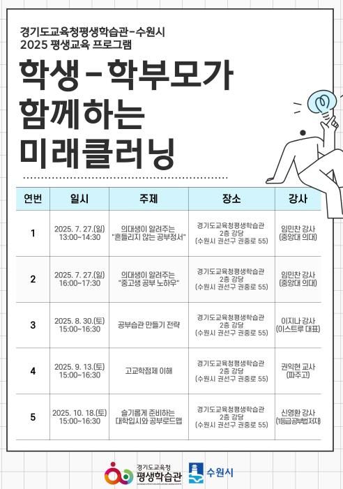 ‘학생-학부모가 함께하는 미래클러닝’