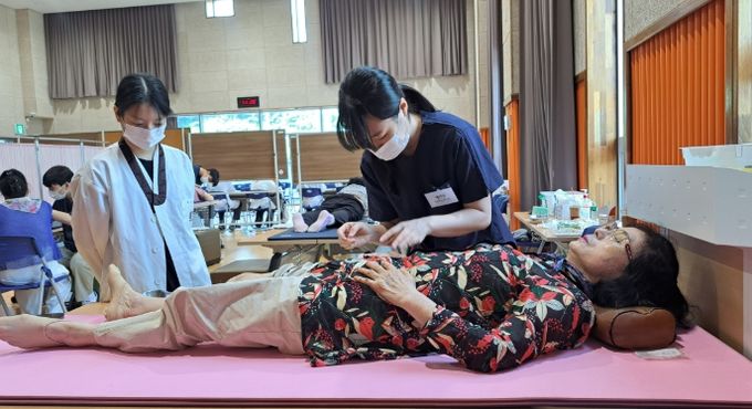 원광대학교 한의과학대학 학생회 의료봉사