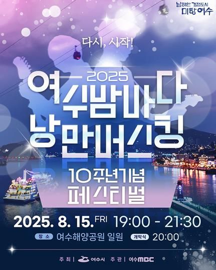 ‘2025 여수밤바다 낭만버스킹 페스티벌’ 포스터