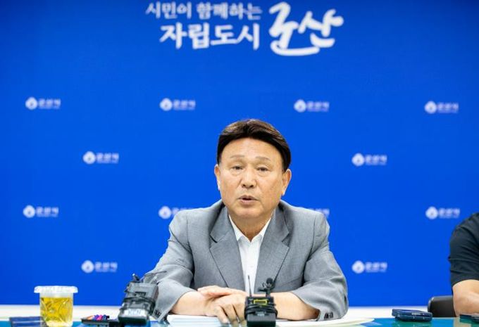 강임준군산시장기자브리핑(무혐의결정후그간의소회를이야기하는강임준시장)