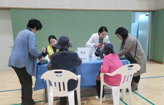 옹진군 1섬1주치병원 무료진료 북도면 신‧시‧모도, 영양수액 및 통증주사 실시