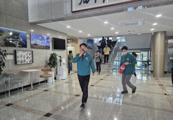 2025년 화재 대비 민방위 훈련 실시