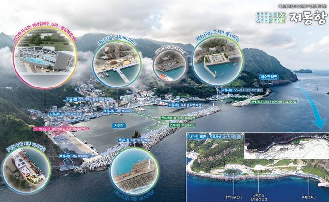 울릉 저동항 어촌신활력증진사업, 해양수산부 공모 최종 선정