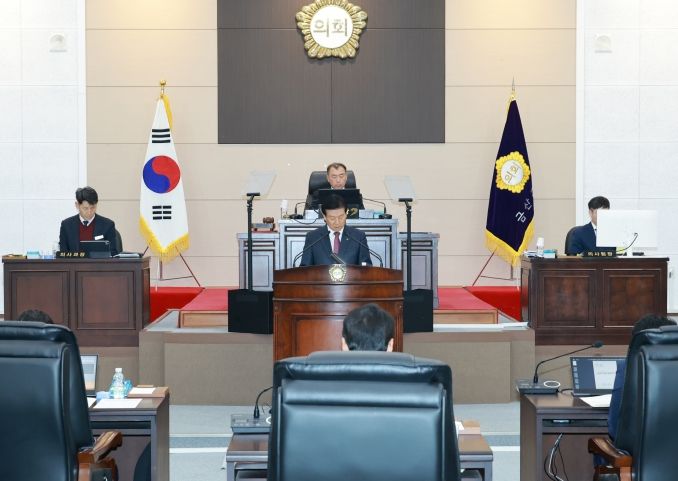 박범인 군수는 시정연설