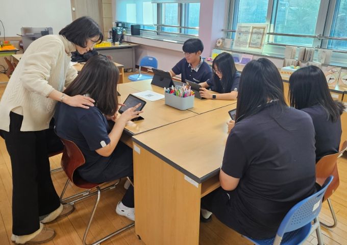 대한민국 수학교육상 수상자 정회정 교사 수업