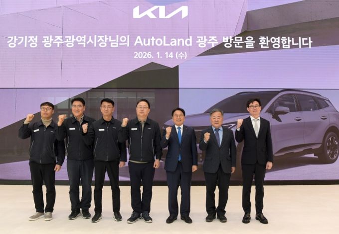 기아 오토랜드광주 방문 ‘3년 연속 50만대 생산’ 격려·현장소통