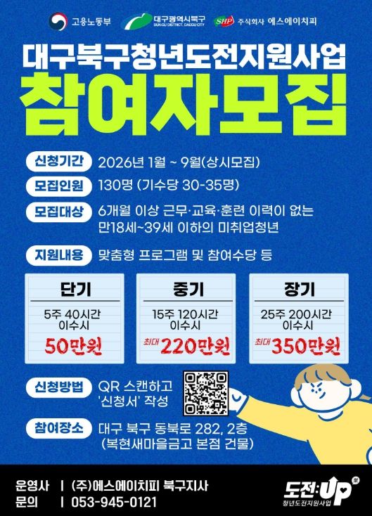 「2026년 청년도전지원사업」 참여자 모집