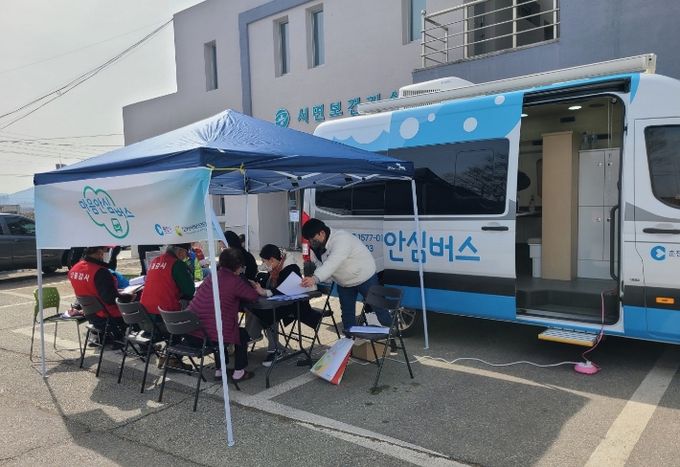 마을안심버스 운영 모습