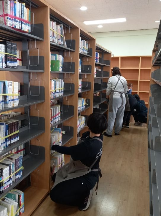 서산교육지원청 학교지원센터, 서산공업고 도서실 정리지원