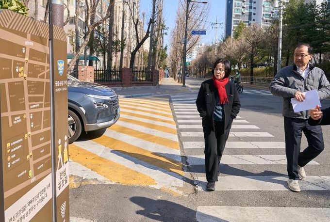 강동형 안심귀삿길 디자인 확산사업 현장방문