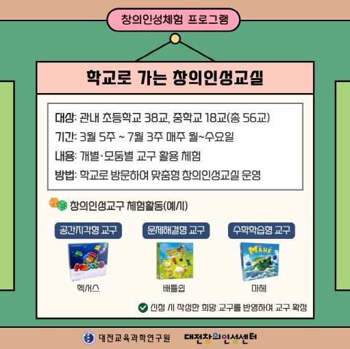 창의인성교실 프로그램