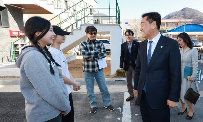 진안군 부귀면 농촌유학 가족체류형 거주시설 현장방문